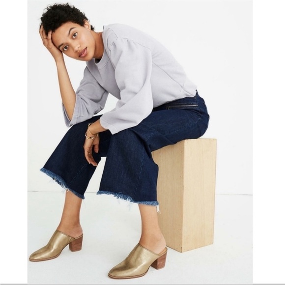 Madewell Shoes - Madewell Harper Mules in Metallic Gold